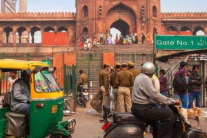 Delhi: Ganztägige oder halbtägige Tagestour mit allem inklusive und Abholung vom Hotel