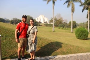 Delhi: Ganztägige oder halbtägige Tagestour mit allem inklusive und Abholung vom Hotel