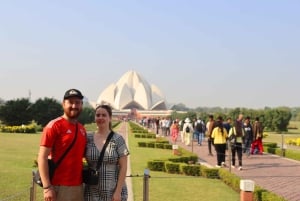 Delhi: Ganztägige oder halbtägige Tagestour mit allem inklusive und Abholung vom Hotel