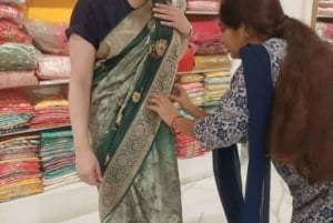Delhi: Tour di un giorno sull'autentico percorso degli acquirenti con pranzo