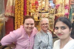 Delhi: Tour di un giorno sull'autentico percorso degli acquirenti con pranzo