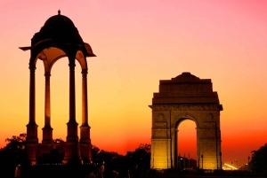 Neu Delhi: Delhi Nacht/ Abend Tour mit dem Auto - 4h