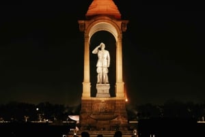 Delhi: Byomvisning om kvelden med privat guide i bil