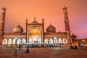 Delhi: tour serale della città vecchia di Delhi con guida