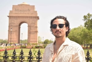 Delhi: Halve dag Sacred Heart Cathedral, lunch & India Gate