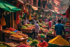 Delhi : visite d'une demi-journée de shopping avec guide privé et transport