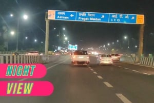 Delhi: Heritage Night Walking Tour med matprøvesmaking