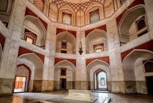 Deli: Passeio de carro por Jama Masjid, Qutub Minar e Túmulo de Humayun