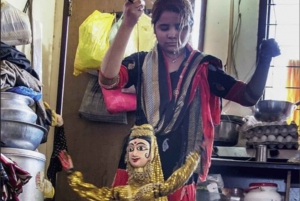 Delhi: Kathputli Colony Street Performances wycieczka piesza