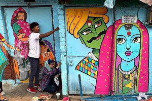 Delhi: Gåtur med gateopptredener i Kathputli Colony