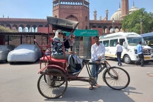 DELHI: NYTT OCH GAMMALT SJÄLVSTÄNDIG RESPLAN HELDAGS- ELLER HALVDAGSTUR