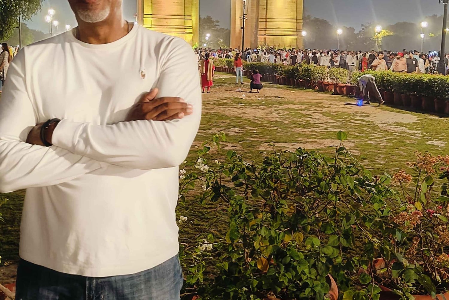 Delhi: Wycieczka nocna z prywatnym samochodem, przewodnikiem i kierowcą