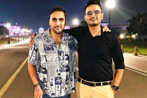 Delhi: Wycieczka nocna z prywatnym samochodem, przewodnikiem i kierowcą