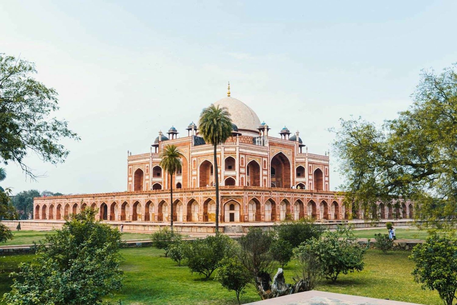 Delhi: Gammel og ny by heldagstur med afhentning på hotel