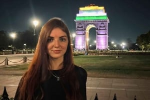 Delhi: tour della città vecchia e nuova di un giorno con pranzo