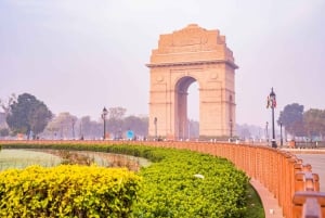 Delhi: Old and New Delhi Full or Half-Day Guided Tour by Car