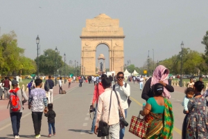 Delhi: Old og New Delhi Guide Hel- og halvdagstur med bil