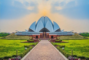 Delhi: Old och New Delhi Guidad hel- eller halvdagsutflykt