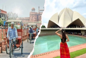 デリー：オールド＆ニューデリー1日ツアーと半日ツアーをご用意しております