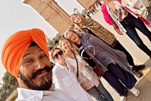 Delhi: Excursão particular de 1 dia inteiro ou de meio dia pela Delhi antiga e nova