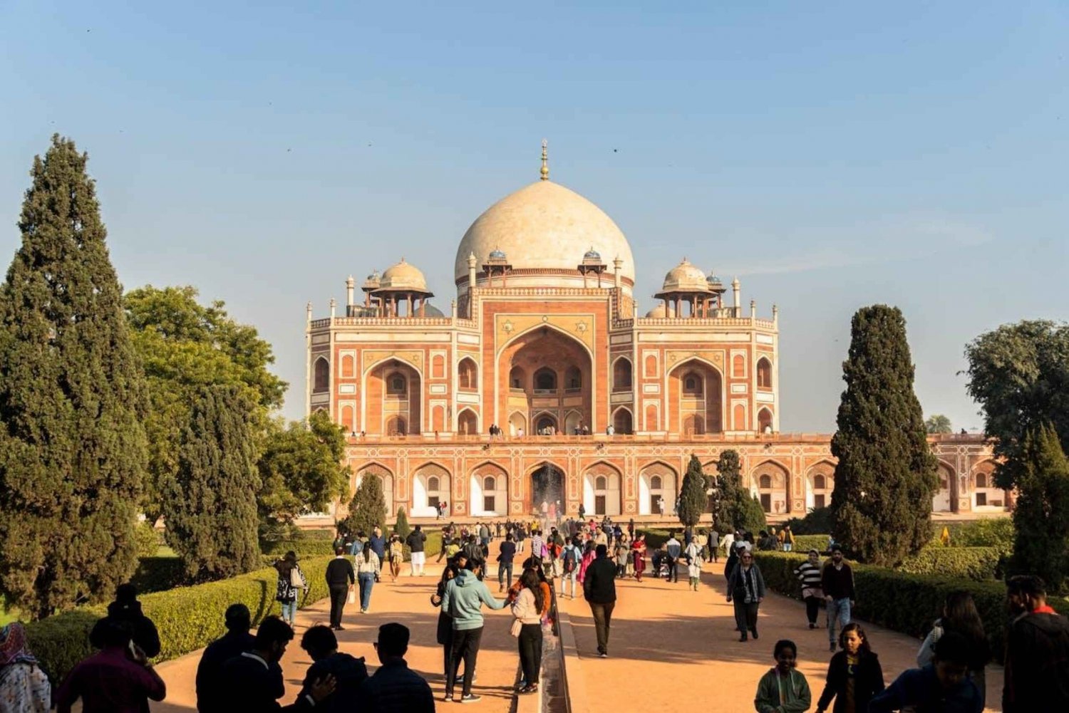 Delhi: wandeling & dagvullende tour per auto met gids