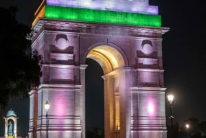 Delhi : visite d'une jounée à pied et en voiture avec guide