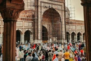 Delhi : visite d'une jounée à pied et en voiture avec guide