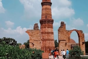 Delhi : visite d'une jounée à pied et en voiture avec guide