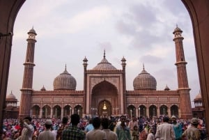 Delhi : visite d'une jounée à pied et en voiture avec guide