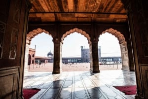 Deli: Visita à Velha Deli, ao Templo de Akshardham e ao espetáculo de luzes