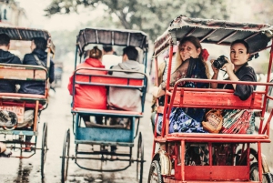 Delhi: tour della vecchia Delhi, del tempio di Akshardham e dello spettacolo di luci