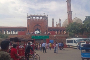 Delhi: Stadsrundtur i Old Delhi med Tuk Tuk-resa och street food