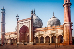 Delhi: Old Delhi City Tour Tuk Tuk -ajelulla ja katuruokailulla
