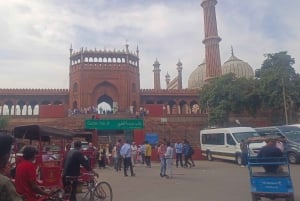 Delhi: tour della città vecchia di Delhi con giro in tuk-tuk e cibo di strada