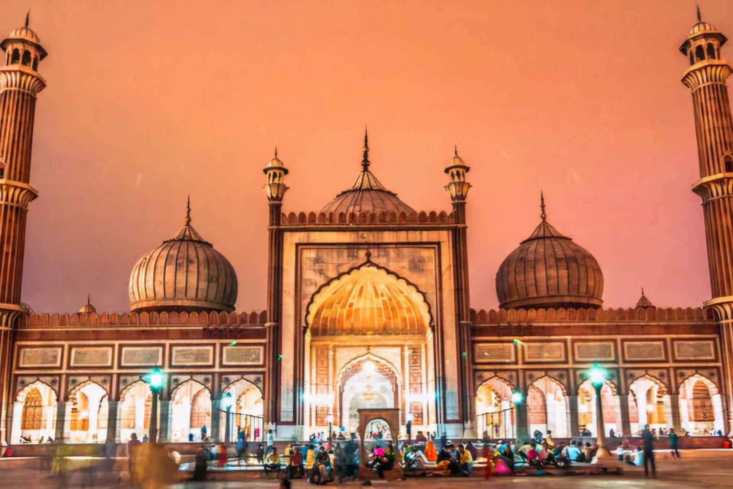 Delhi: Old Delhi Culinaire Tour met kruidenmarkt, tempel en moskee