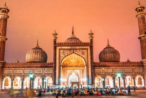 Delhi: Old Delhi Foodtour mit Gewürzmarkt, Tempel und Moschee