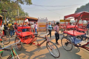 Delhi: Tuk-tuk-tur i Gamla Delhi med snacks och dryck