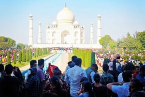 Delhi: Envejs privat transfer til/fra Agra