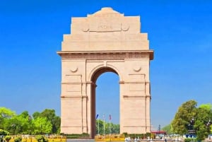 デリー：車で巡るプライベート 1 日市内観光ツアー