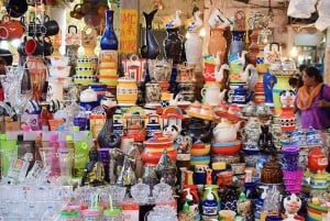 Delhi: tour privato guidato dello shopping in auto con aria condizionata e trasferimento