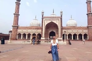 Delhi : visite privée de l'ancienne et de la nouvelle Delhi. Journée complète ou demi-journée en voiture climatisée.