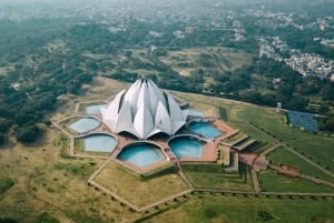 Delhi : visite privée de l'ancienne et de la nouvelle Delhi. Journée complète ou demi-journée en voiture climatisée.