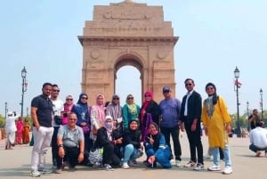 Delhi: prywatna wycieczka po starej i nowej części Delhi z samochodem i przewodnikiem