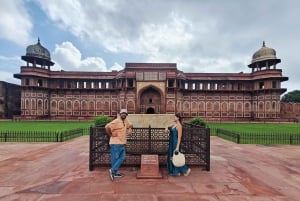 Delhi: Privat tur ved solopgang til Taj Mahal og elefantreservat