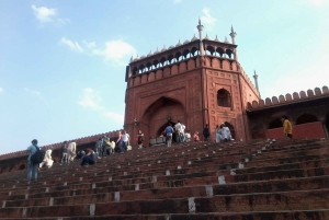 Delhi: Privat omvisning i Old & New Delhi med valgfrie billetter