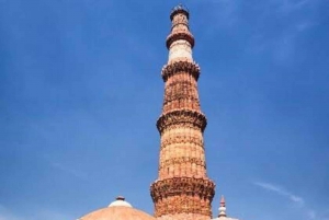 Delhi: Qutub Minar Inngangsbillett og guidet tur med transport