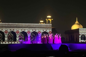 Delhi: 2-godzinne show światła i dźwięku w Czerwonym Forcie z prywatnym przewodnikiem