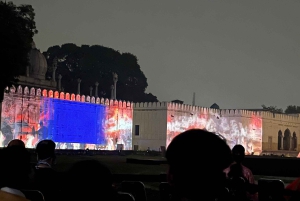 Delhi: 2-godzinne show światła i dźwięku w Czerwonym Forcie z prywatnym przewodnikiem