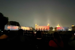 Delhi: 2-godzinne show światła i dźwięku w Czerwonym Forcie z prywatnym przewodnikiem
