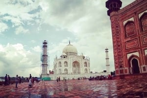 Delhi: Taj Mahal-tour op dezelfde dag met luxe auto en 5★ lunch